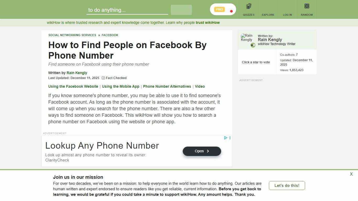 How to Search a Phone Number on Facebook: Desktop & Mobile